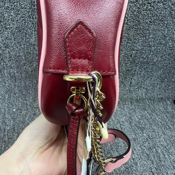 100% Authentic Gucci GG Marmont Small Leather Shoulder Bag - Picture 9 of 14